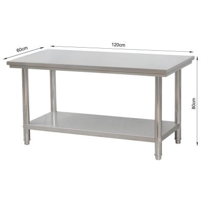 Stainless Steel Work Bench 120 x 60cm
