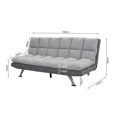 GENEVA 3-Seater Sofa Bed