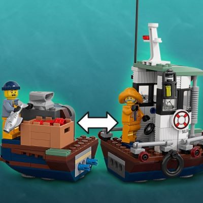 LEGO Hidden Side Wrecked Shrimp Boat 70419
