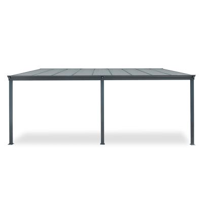 Toughout Patio Canopy Roof 5.57m x 3m - Charcoal Grey