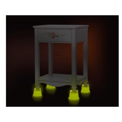 Bed Riser Adjustable Bed Risers 4PC Glow in the Dark