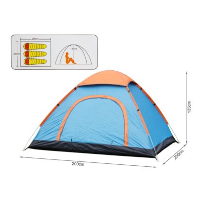 Pop Up Camping Tent 3-4 Person Outdoor Camping Tent