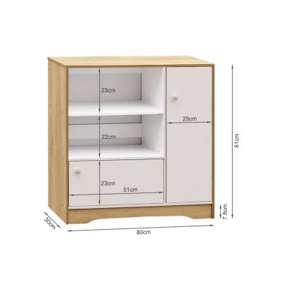 BERG Multipurpose Storage Shelf - OAK