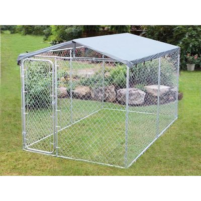 BINGO Dog Kennel and Run 4x2.3x1.83m With Roof