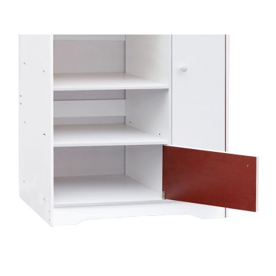 BERG Storage Shelf Cabinet Organiser Rack - WHITE