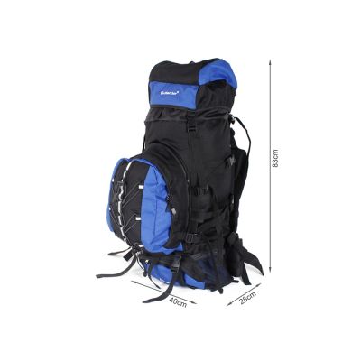 80L Backpack Bag BLUE