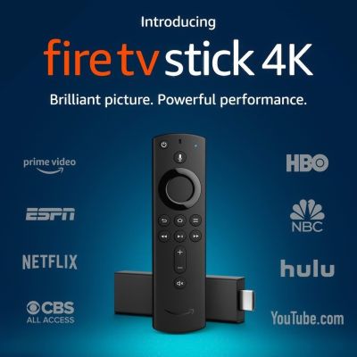Amazon Fire TV Stick 4K Streaming Media Player with Alexa Remote 2019