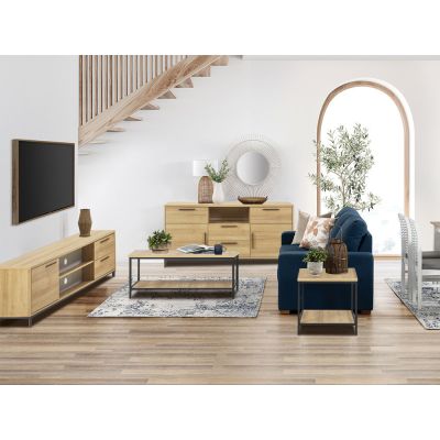 KADEN Living Room Furniture Package 4PCS- OAK