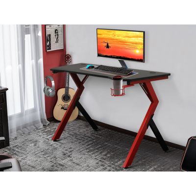 GUNDAM Gaming Desk - BLACK + RED