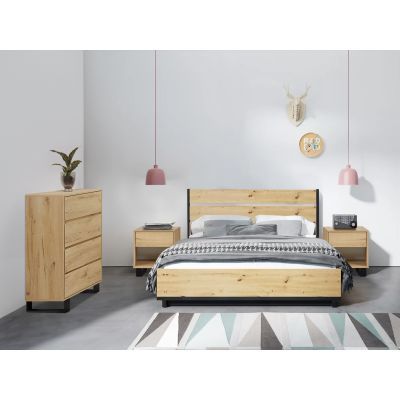 Frohna Bedroom Storage Package with Tallboy - Oak