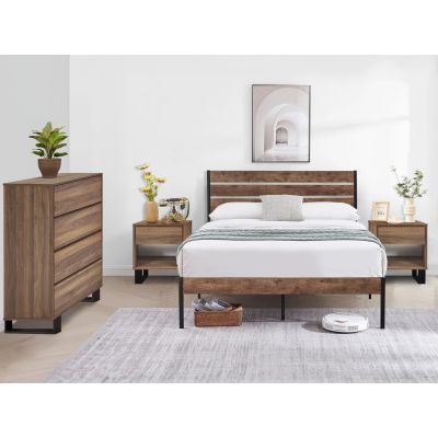 Frohna Bedroom Storage Package with Tallboy - Walnut