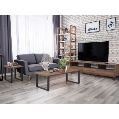 Frohna Living Room Furniture Package - Walnut