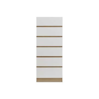 Harris Bedroom Storage Package with Slim Tallboy - Oak + White
