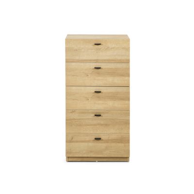 Hekla Queen Bedroom Furniture Package with Tallboy - Oak