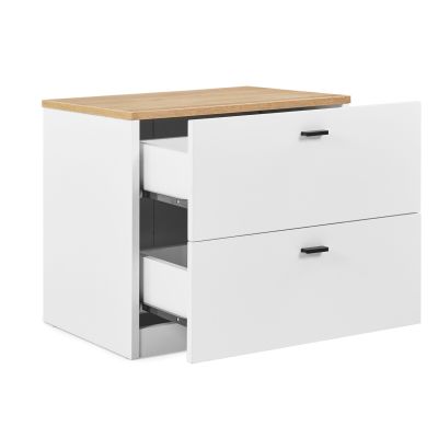 Hekla Bedroom Storage Package With Low Boy - White