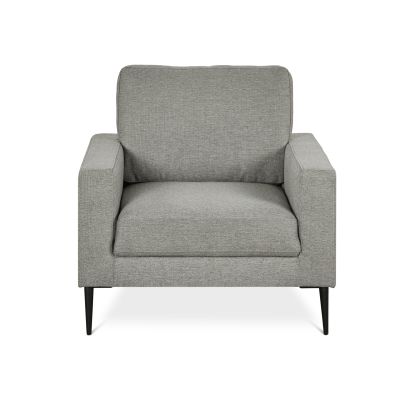 Toronto Occasional Fabric Chair - Light Grey