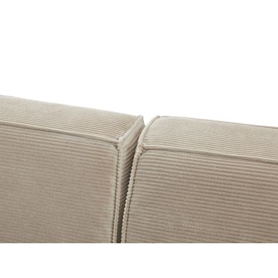 Marco 3 Seater Sofa with Right Facing Chaise - Hemp