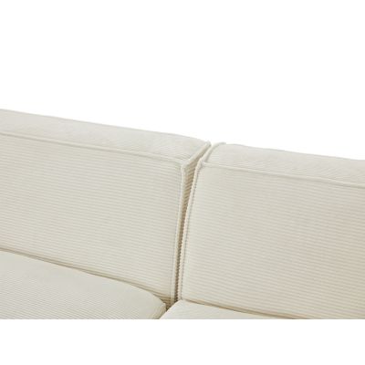 Marco 3 Seater Sofa with Right Facing Chaise - Pearl