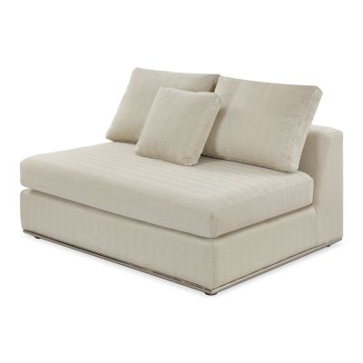 Castine Modular Sectional Sofa - Armless Seat - Beige