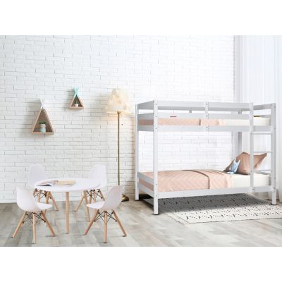 Maroon Kids Single Bedroom Furniture Package - White