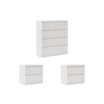 Tongass Bedroom Storage Package with Tallboy 5 Drawers