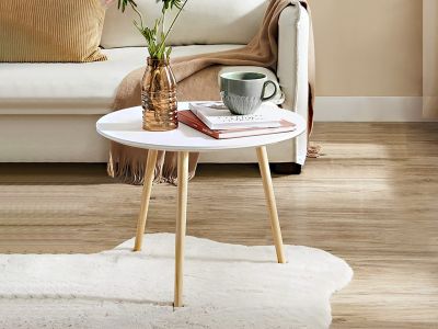 Elza Round Side Table Coffee Table 60cm