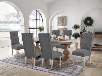Gianna 6 Piece Upholstered Dining Chair - Dark Grey