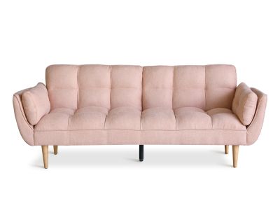 Dover 3 Seater Sofa Bed - Pink