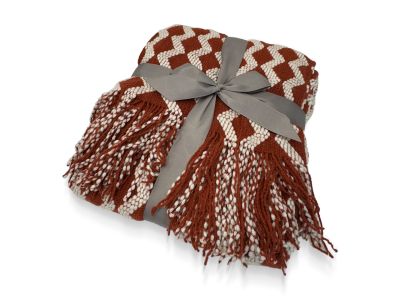 Premium Crochet Throw Blanket Red 130x220cm
