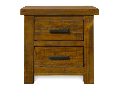 Settler Solid Wood Bedside Table - Lahsa