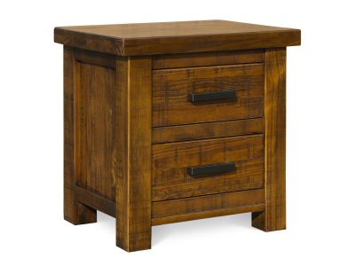 Settler Solid Wood Bedside Table - Lahsa