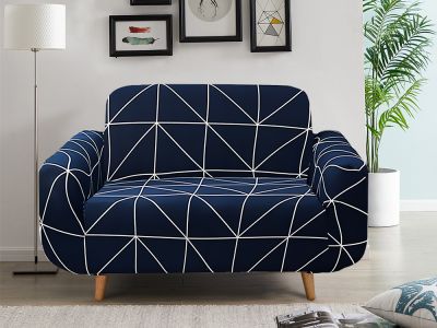 Single Sofa Cover Couch Cover 90-140cm - Grid