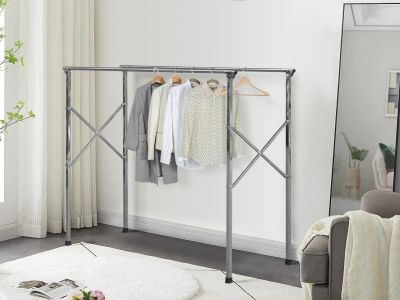 2m Foldable Stainless Steel Clothes Rack