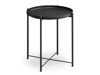 Ellison Round Side Table Coffee Table - Black