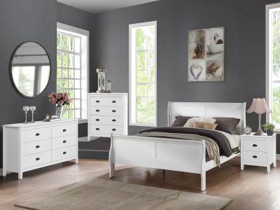 Congo Bedroom Storage Package 3PCS with Low Bow 6 Drawers