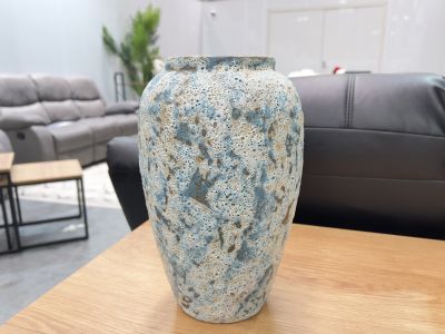 Elara Ceramic Vase Blue - Small