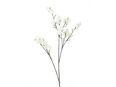 Plum Blossom Spray White 120cm