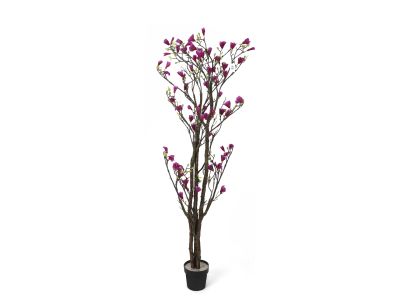 Premium Touch Real Artificial Magnolia Tree Purple 200cm