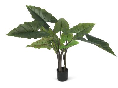 Premium Real Touch Artificial Big Taro Tree with Pot 130cm