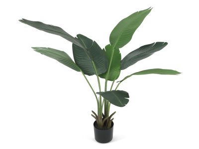 Premium Real Touch Artificial Traveller's Palm Tree with Pot 120cm