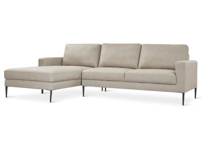 Toronto 3 Seater Sofa with Left Facing Chaise - Grey