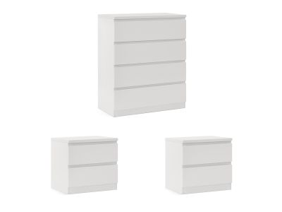 Tongass Bedroom Storage Package with Tallboy 4 Drawers