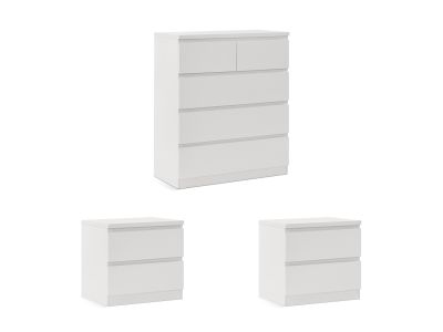 Tongass Bedroom Storage Package with Tallboy 5 Drawers